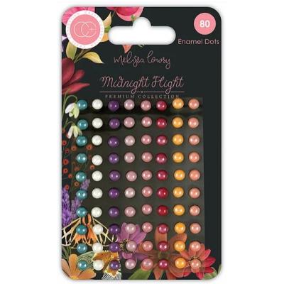 Craft Consortium Midnight Flight  Embellishments - Enamel Dots