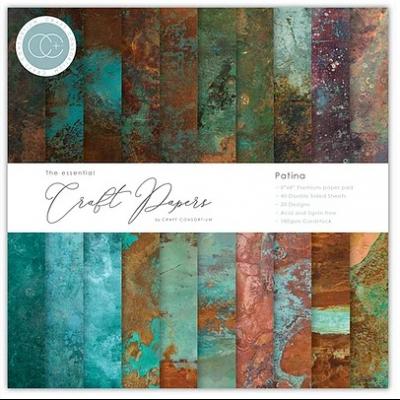 Craft Consortium Designpapier - Patina Paper Pad