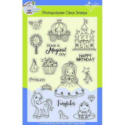 Lil' Bluebird Designs Clear Stamps - Princess Party