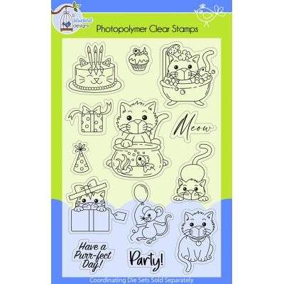 Lil' Bluebird Designs Clear Stamps - Kitty Love