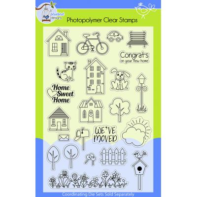 Lil' Bluebird Designs Clear Stamps - Home Sweet Home
