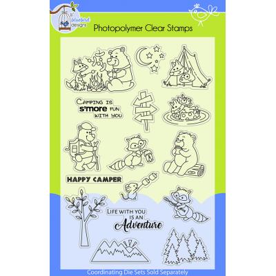 Lil' Bluebird Designs Clear Stamps - Camping Critters