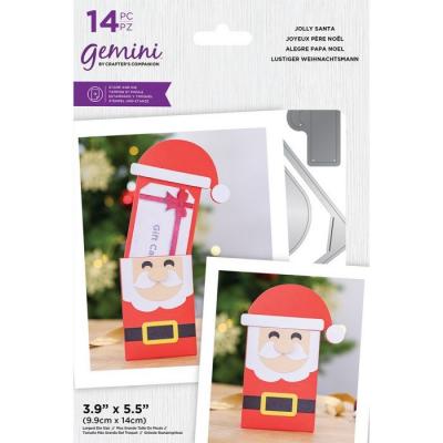 Gemini Stamp, Template  & Die - Jolly Santa