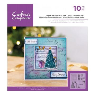 Crafter's Companion Clear Stamps - Under The Christmas Tree