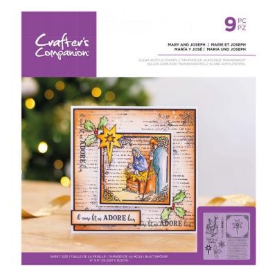 Crafter's Companion Clear Stamps - Mary And Joseph