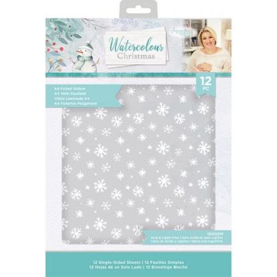 Crafter's Companion Watercolour Christmas - Vellum Pack