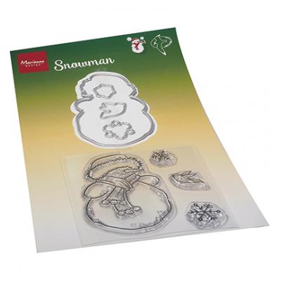 Marianne Design Weihnachten Clear Stamps und Dies - Snowman