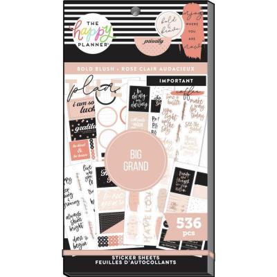 Me And My Big Ideas Happy Planner Sticker Value Pack - Big Bold Blush