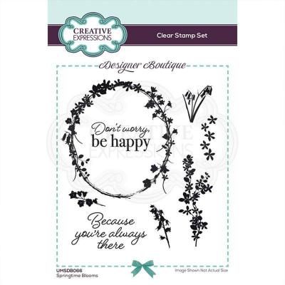 Creative Expressions Designer Boutique Clear Stamps - Springtime Blooms