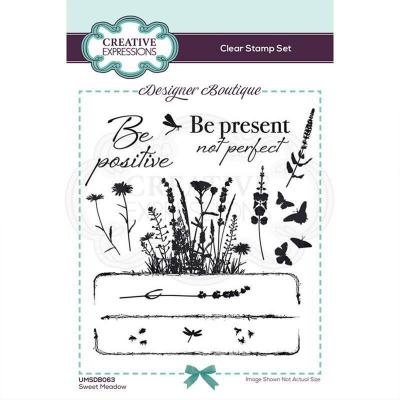 Creative Expressions Designer Boutique Clear Stamps - Sweet Meadow