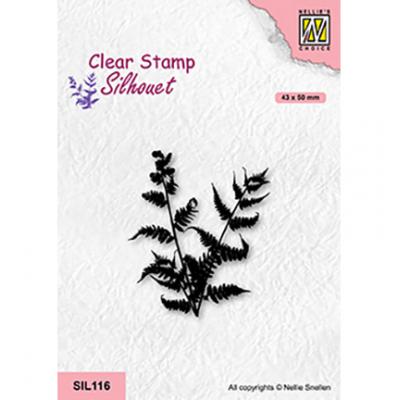 Nellies Choice Clear Stamp - Silhouette Farn