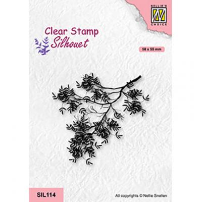 Nellies Choice Clear Stamp - Silhouette Akazie