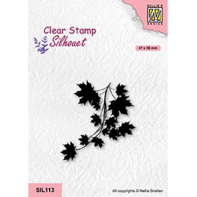 Nellies Choice Clear Stamp - Silhouette Ahorn