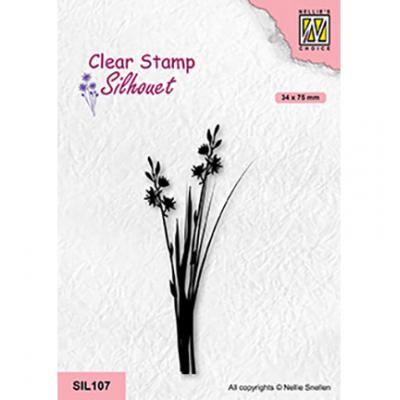 Nellies Choice Clear Stamp - Silhouette Gladiole