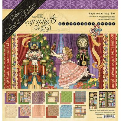 Graphic 45 Nutcracker Sweet Designpapier - Deluxe Collector's Edition