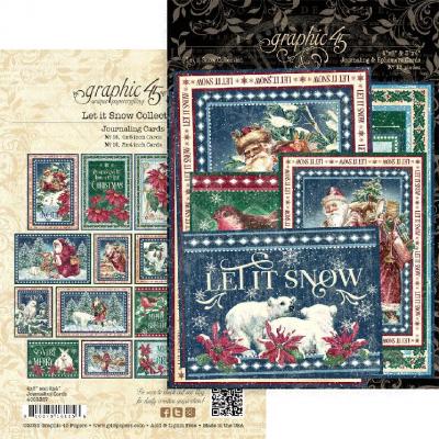 Graphic 45 Let It Snow - Journaling Cards