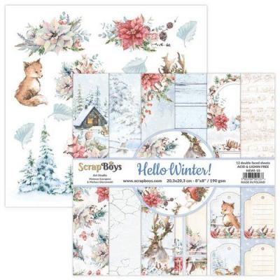 ScrapBoys Hello Winter! Designpapier - Paper Pack
