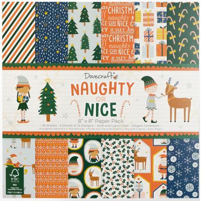 Dovecraft Naughty Or Nice Designpapier - Paper Pad