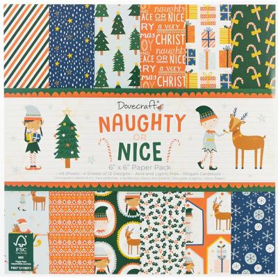 Dovecraft Naughty Or Nice Designpapier - Paper Pad