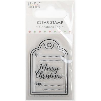 Simply Creative Clear Stamp - Tag