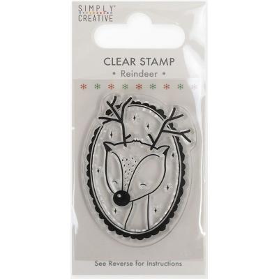 Simply Creative Clear Stamp - Reindeer