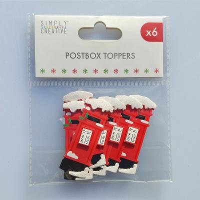Simply Creative Embellishments - Postbox Card Toppers
