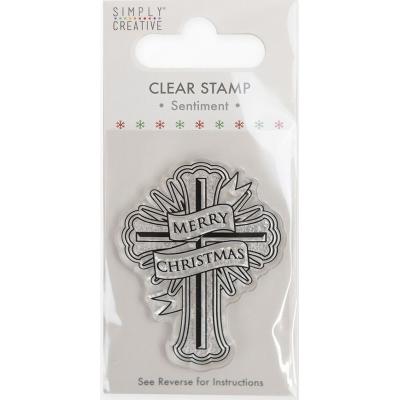 Simply Creative Clear Stamp - Cross