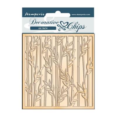 Stamperia Sir Vagabond In Japan Decorative Chips - Bamboo