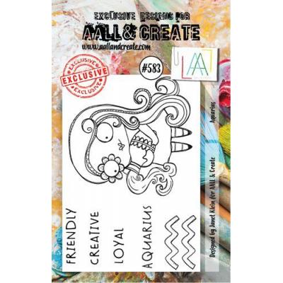 AALL & Create Clear Stamps Nr. 583 - Aquarius