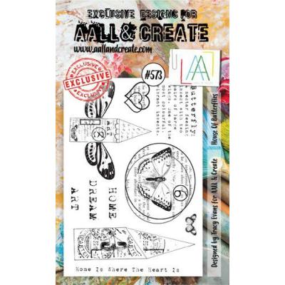 AALL & Create Clear Stamps Nr. 573 - House Of Butterflies