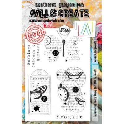 AALL & Create Clear Stamps Nr. 566 - Winged Fragments