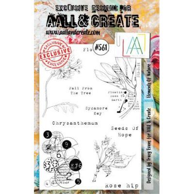 AALL & Create Clear Stamps Nr. 561 - Elements Of Nature