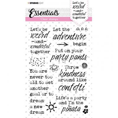 StudioLight Clear Stamps - Let's Be Weird Essentials Nr.120