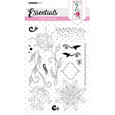 StudioLight Clear Stamps - Quirky Long Flowers Essentials Nr.119