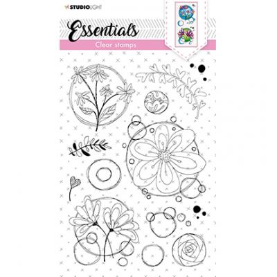 StudioLight Clear Stamps - Quirky Top Flowers Essentials Nr.118