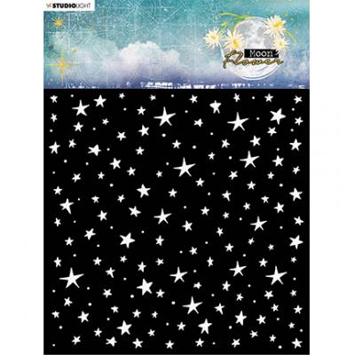 StudioLight Moon Flower Stencil - Stars