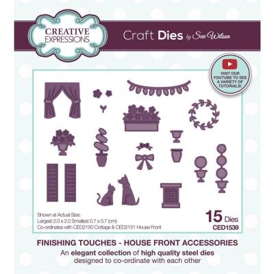 Creative Expressions Finishing Craft Dies - House Front Accessories