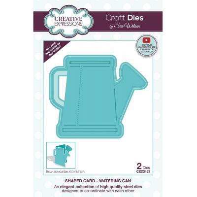 Creative Expressions Shaped Cards Craft Dies - Watering Can