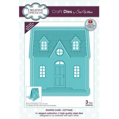Creative Expressions Shaped Cards Craft Dies - Cottage