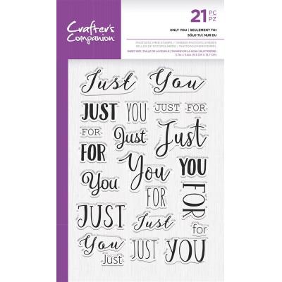 Crafter's Companion Clear Stamps - Only You