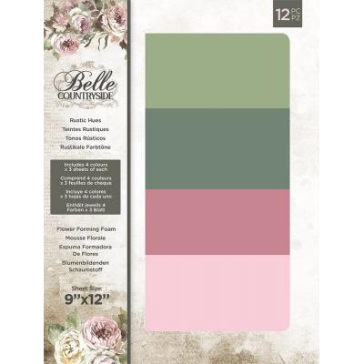Crafter's Companion Belle Countryside Flower Forming Foam - Rustic Hues