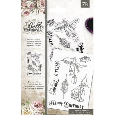 Crafter's Companion Belle Countryside Clear Stamps - Lumieres & Lanterns