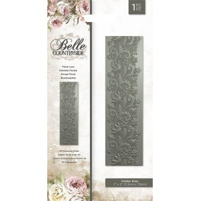 Crafter's Companion Belle Countryside Embossingfolder - Floral Lace