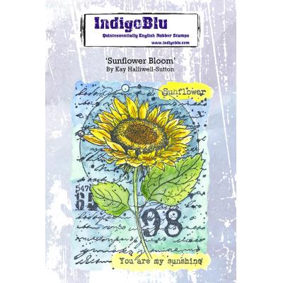 IndigoBlu Rubber Stamps - Sunflower Bloom