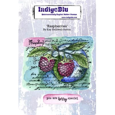 IndigoBlu Rubber Stamps - Raspberries