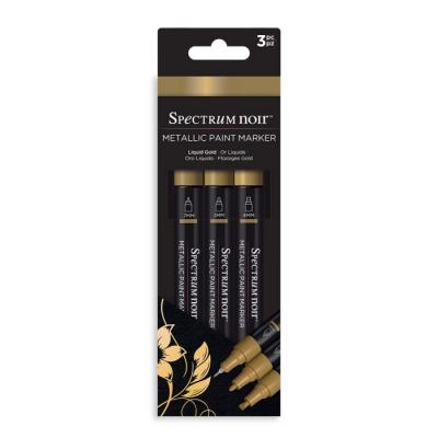 Spectrum Noir Metallic Paint Markers - Liquid Gold