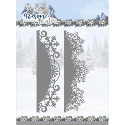 Find It Trading Amy Design Awesome Winter Die - Lace Border