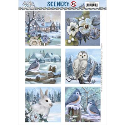 Find It Trading Amy Design Awesome Winter Punchout Sheet - Square