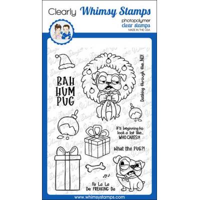 Whimsy Stamps Clear Stamps - Bah HumPUG