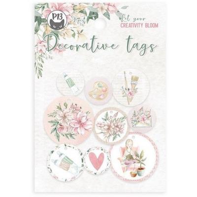 Piatek Let Your Creativity Bloom Die Cuts - Tags Circles